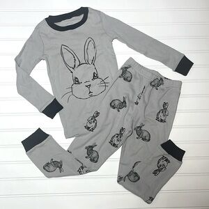 FAMILY FEELING EUC 100% Cotton Bunny Pajamas